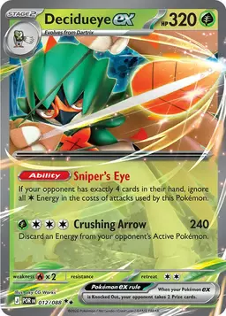 Decidueye ex 12 - Pokemon Perfect Order