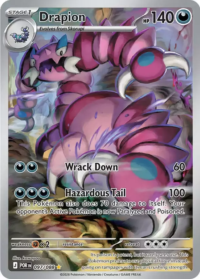 Drapion - Pokemon Perfect Order #97
