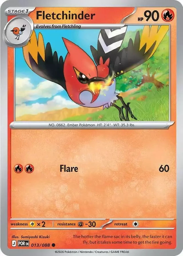 Fletchinder - Pokemon Perfect Order #13