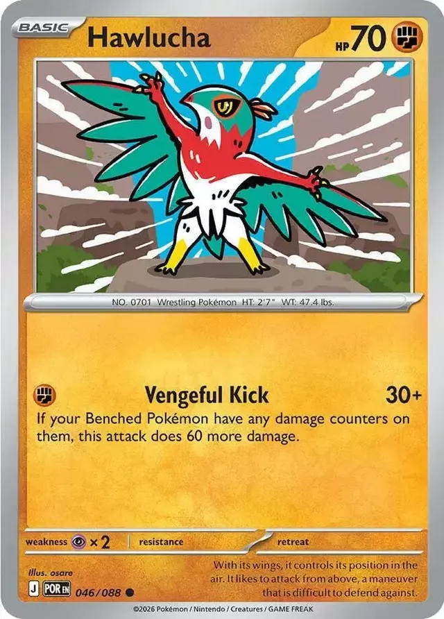 Hawlucha - Pokemon Perfect Order #46