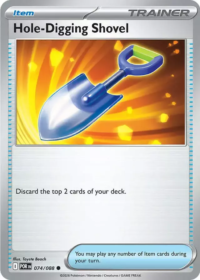 Hole-Digging Shovel [Reverse Holo] - Pokemon Perfect Order #74