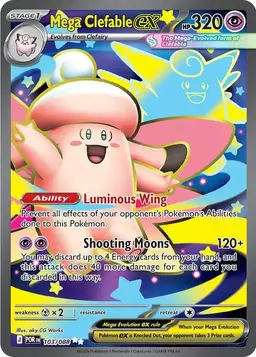 Mega Clefable ex 103 - Pokemon Perfect Order