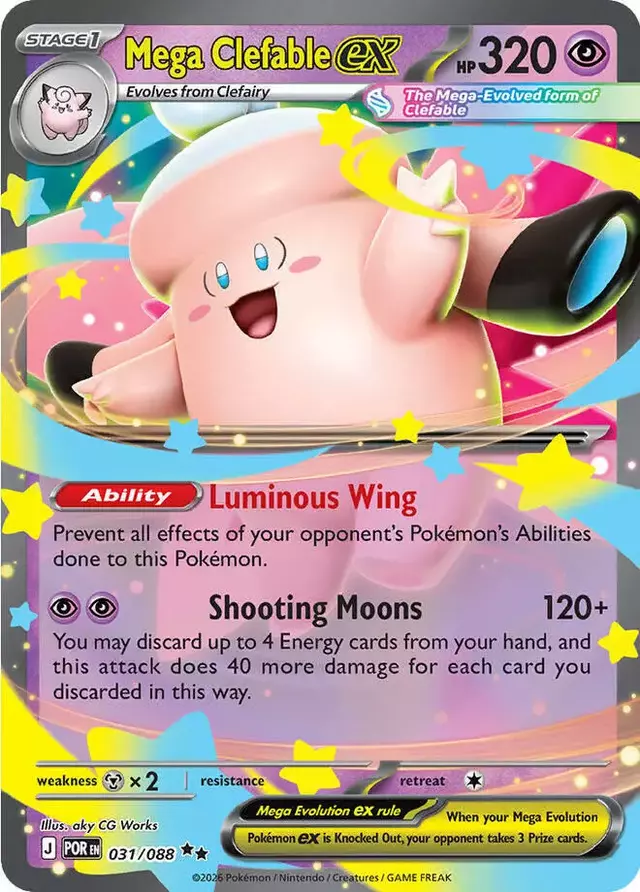 Mega Clefable ex - Pokemon Perfect Order #31