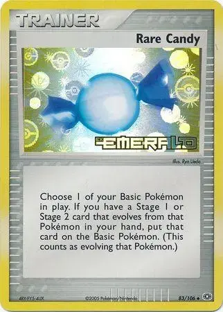 Rare Candy [Reverse Holo] - Pokemon Emerald #83