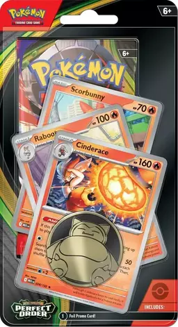 Premium Checklane Blister: Cinderace - Pokemon Perfect Order