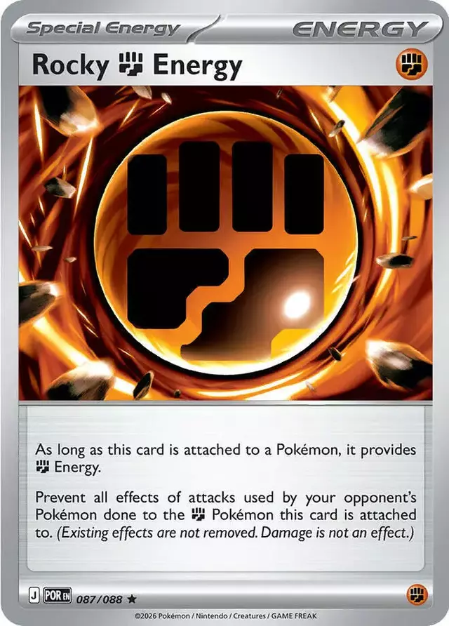 Rocky Fighting Energy [Reverse Holo] - Pokemon Perfect Order #87