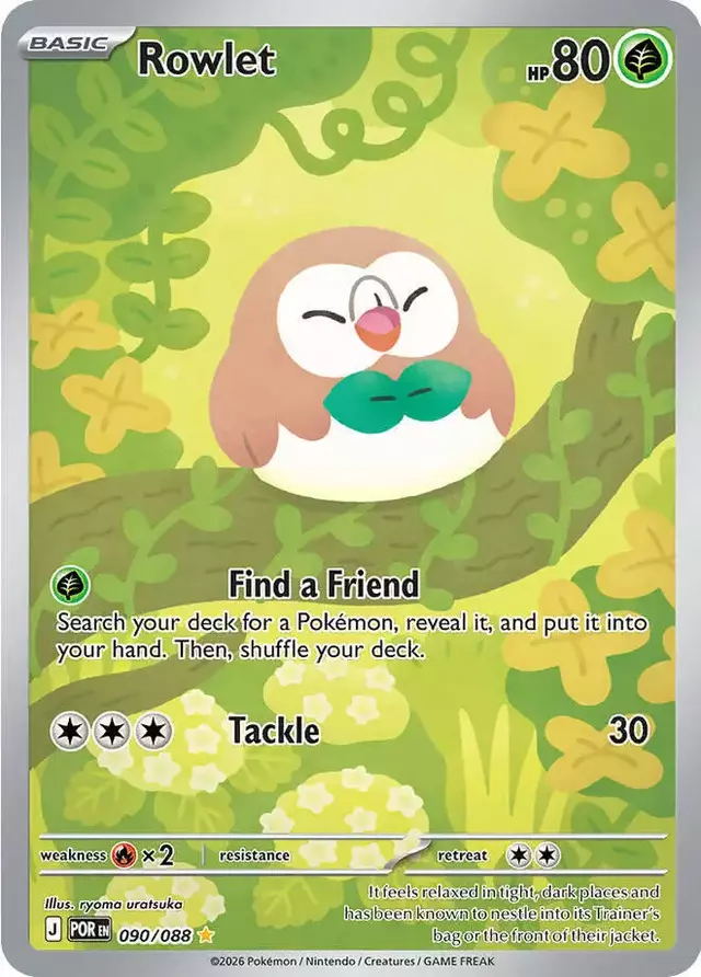 Rowlet - Pokemon Perfect Order #90