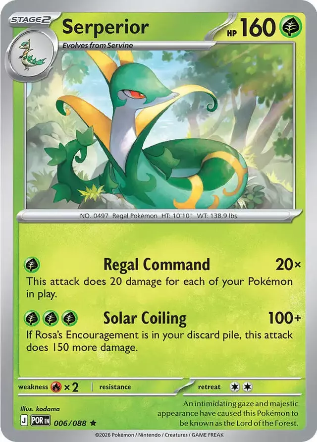 Serperior - Pokemon Perfect Order #6