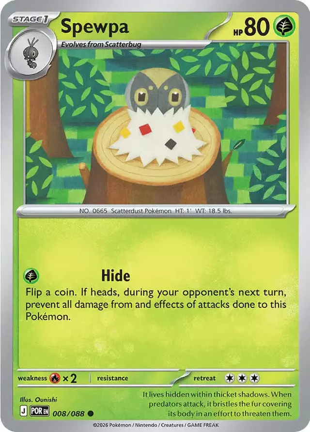 Spewpa - Pokemon Perfect Order #8