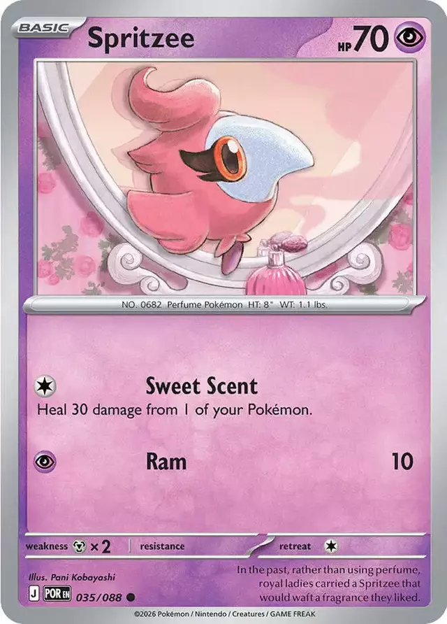 Spritzee - Pokemon Perfect Order #35