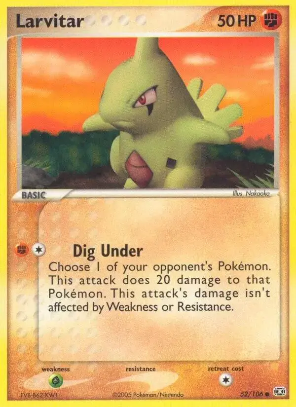 Larvitar - Pokemon Emerald #52