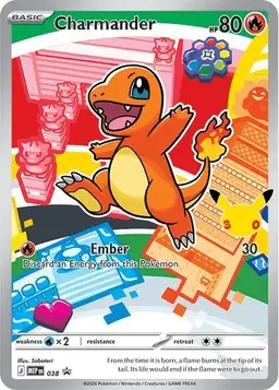 Charmander #38 - Pokemon Mega Evolution Promos