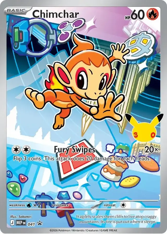 Chimchar - Pokemon Mega Evolution Promos #41