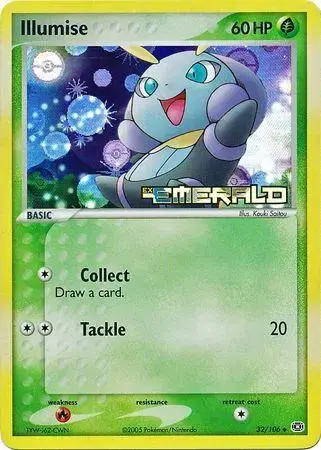 Illumise [Reverse Holo] - Pokemon Emerald #32