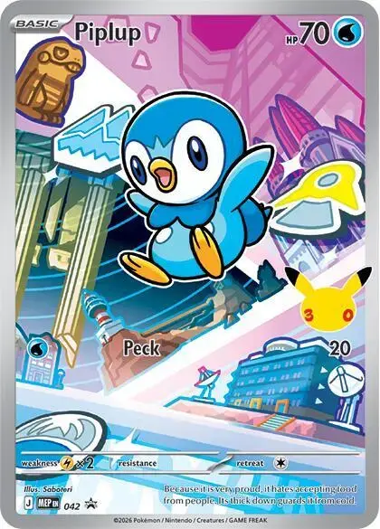 Piplup - Pokemon Mega Evolution Promos #42