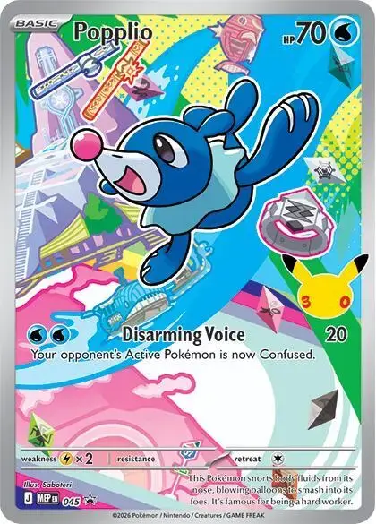 Popplio - Pokemon Mega Evolution Promos #45