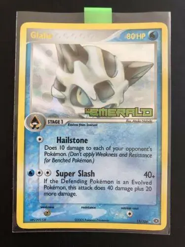 Glalie [Reverse Holo] - Pokemon Emerald #13