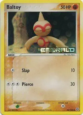 Baltoy [Reverse Holo] - Pokemon Emerald #43