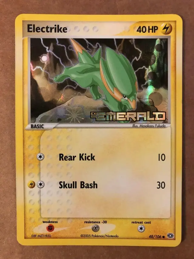 Electrike [Reverse Holo] - Pokemon Emerald #48