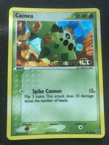 Cacnea [Reverse Holo] - Pokemon Emerald #44