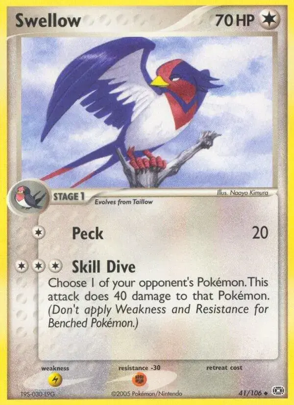 Swellow - Pokemon Emerald #41