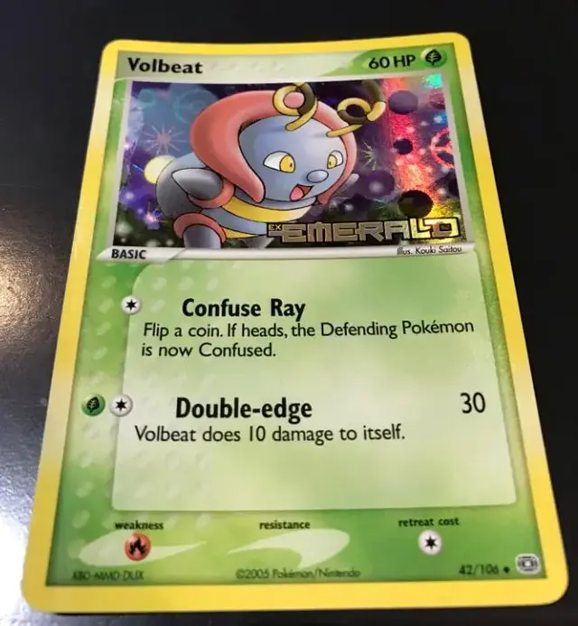 Volbeat [Reverse Holo] - Pokemon Emerald #42