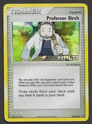 Professor Birch [Reverse Holo] - Pokemon Emerald #82