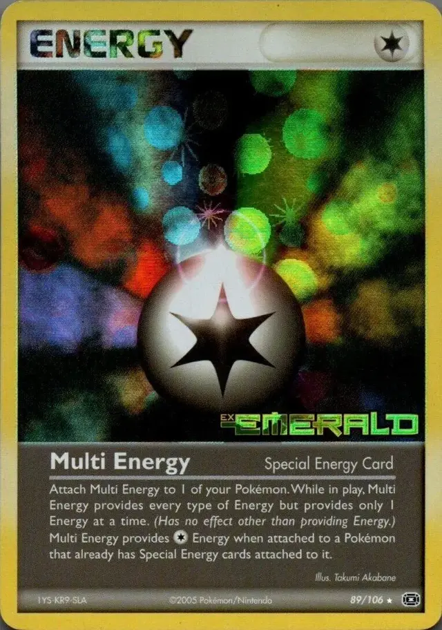 Multi Energy [Reverse Holo] - Pokemon Emerald #89
