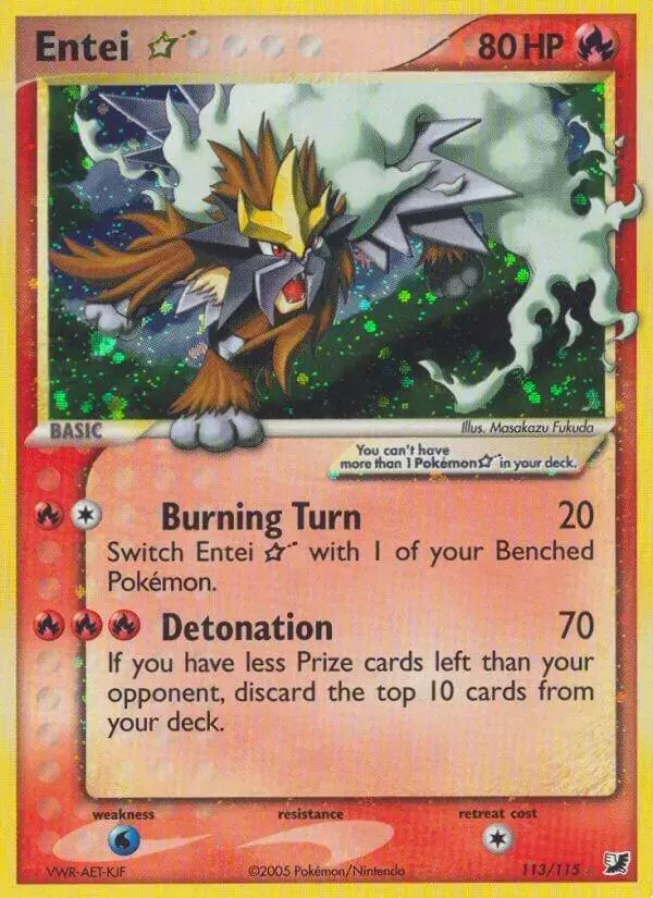 Entei [Gold Star]