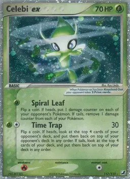 Celebi EX 117 - Pokemon Unseen Forces