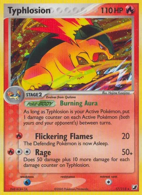 Typhlosion - Pokemon Unseen Forces #17