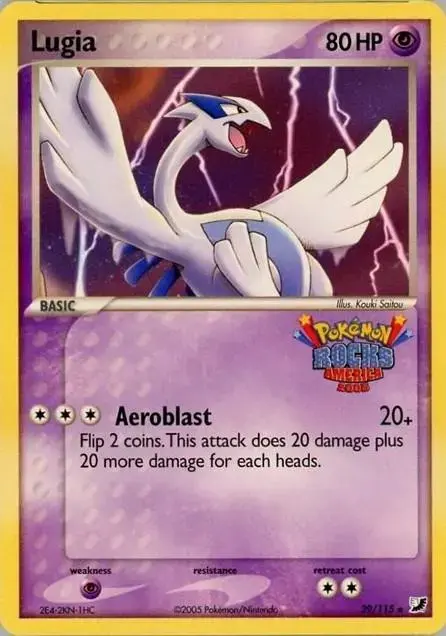 Lugia [Rocks America] - Pokemon Unseen Forces #29
