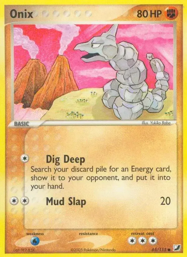 Onix [Reverse Holo] - Pokemon Unseen Forces #65