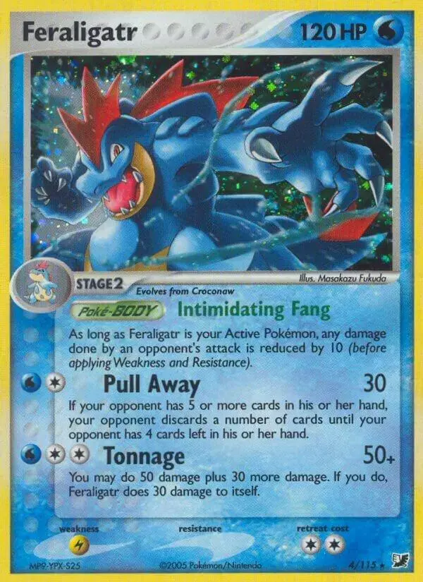 Feraligatr [Reverse Holo] - Pokemon Unseen Forces #4