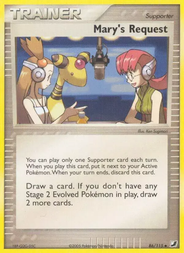 Mary's Request - Pokemon Unseen Forces #86