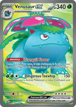 Venusaur ex 182 - Pokemon Scarlet & Violet 151