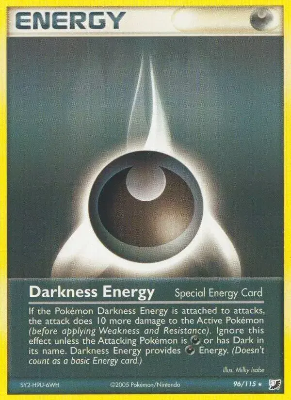 Darkness Energy [Reverse Holo] - Pokemon Unseen Forces #96