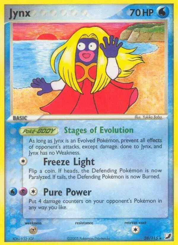Jynx [Reverse Holo] - Pokemon Unseen Forces #28