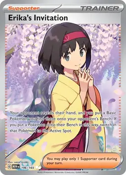 Erika's Invitation 196 - Pokemon Scarlet & Violet 151
