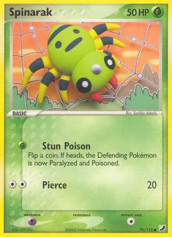 Spinarak - Pokemon Unseen Forces #75