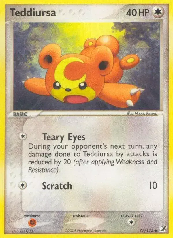 Teddiursa - Pokemon Unseen Forces #77