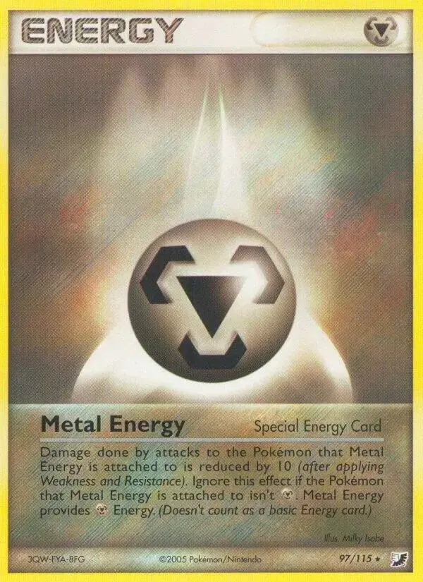 Metal Energy [Reverse Holo] - Pokemon Unseen Forces #97
