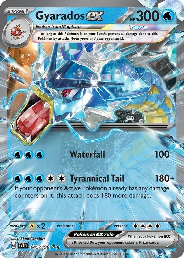 Gyarados ex - Pokemon Scarlet & Violet #45