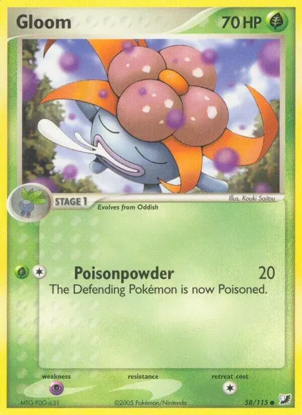 Gloom - Pokemon Unseen Forces #58
