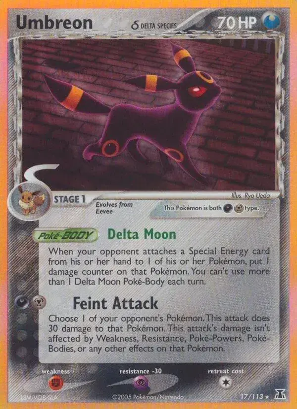 Umbreon #17 - Pokemon Delta Species