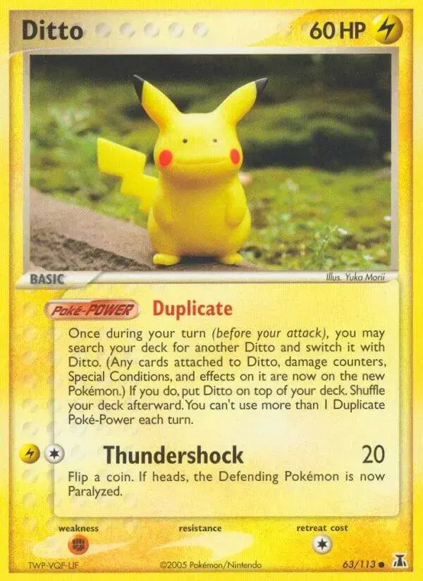 Ditto (Pikachu) - Pokemon Delta Species #63