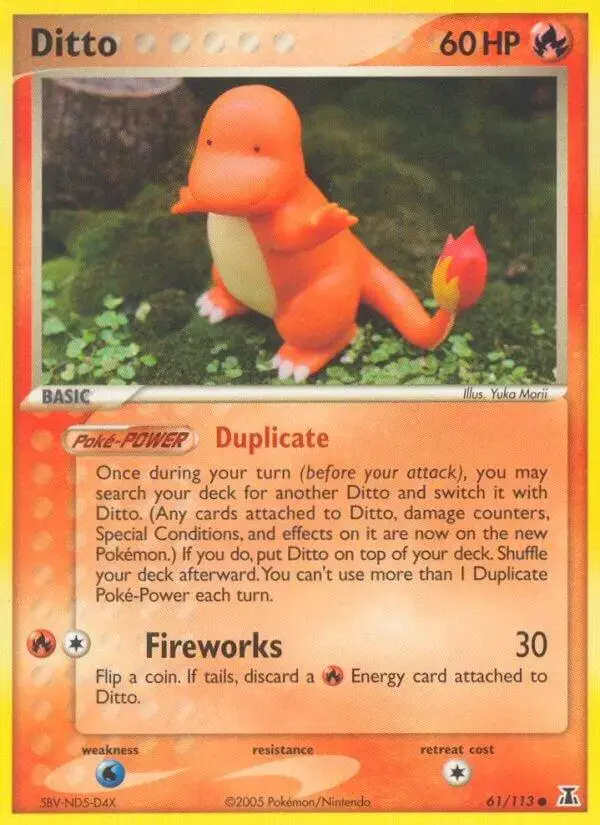 Ditto Charmander - Pokemon Delta Species #61