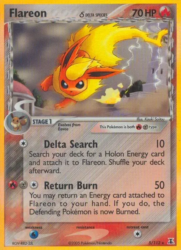 Flareon #5 - Pokemon Delta Species