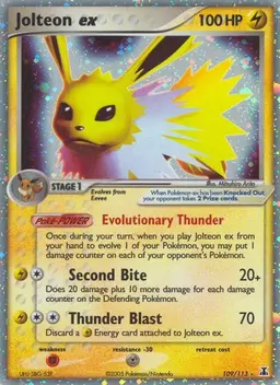 Jolteon EX - Pokemon Delta Species