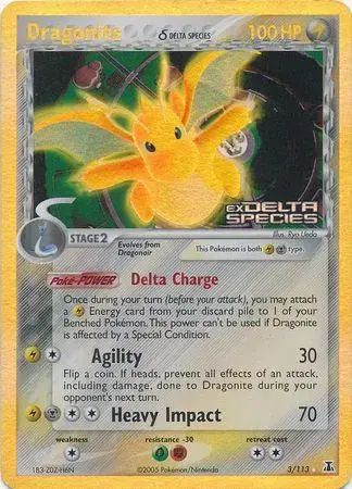 Dragonite [Reverse Holo] - Pokemon Delta Species #3